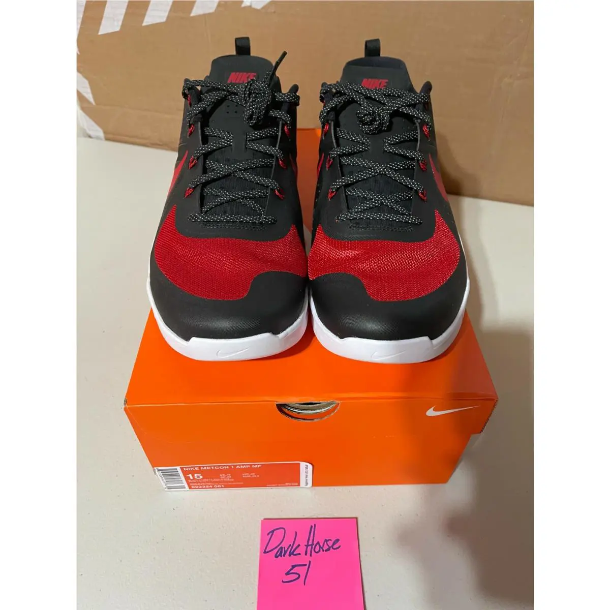 Nike Metcon 1 Banned Size 15 Crossfit Training Running Sportswear