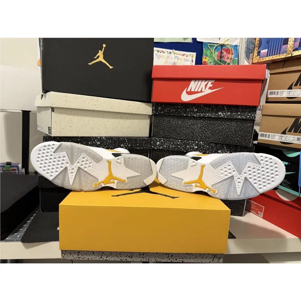 Nike shoes - Air Jordan 6 Retro - Air Retro - CT8529-170 - Yellow, Manufacturer: White/Yellow Ochre/Black 1