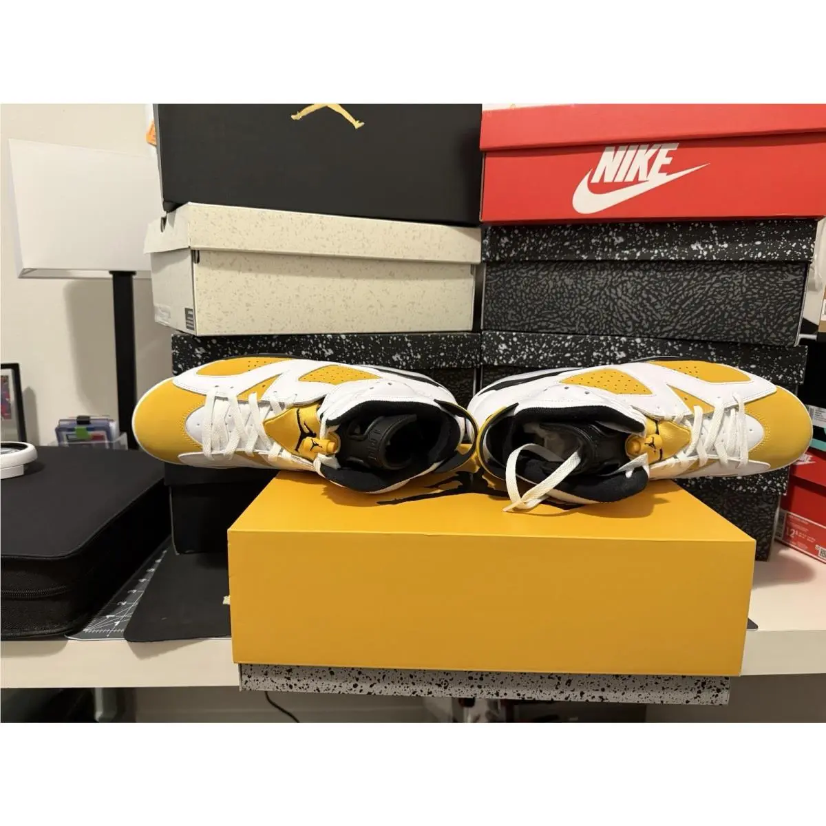 Nike shoes - Air Jordan 6 Retro - Air Retro - CT8529-170 - Yellow, Manufacturer: White/Yellow Ochre/Black 2