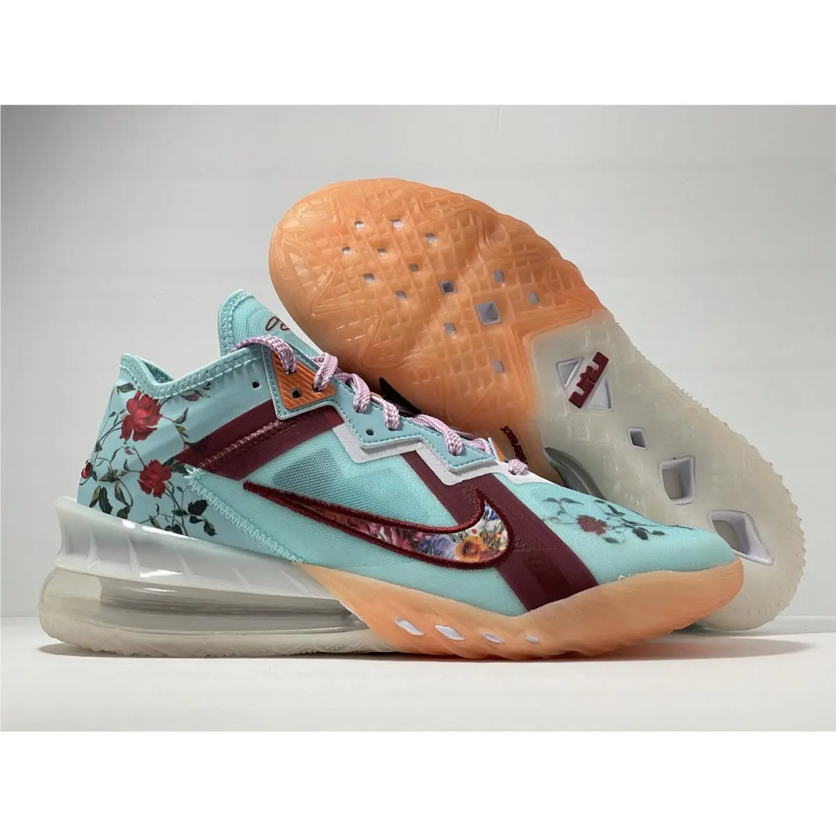 Nike Lebron 18 Low x Mimi Plange Daughters Men`s Size 9.5 US Shoes CV7562-400