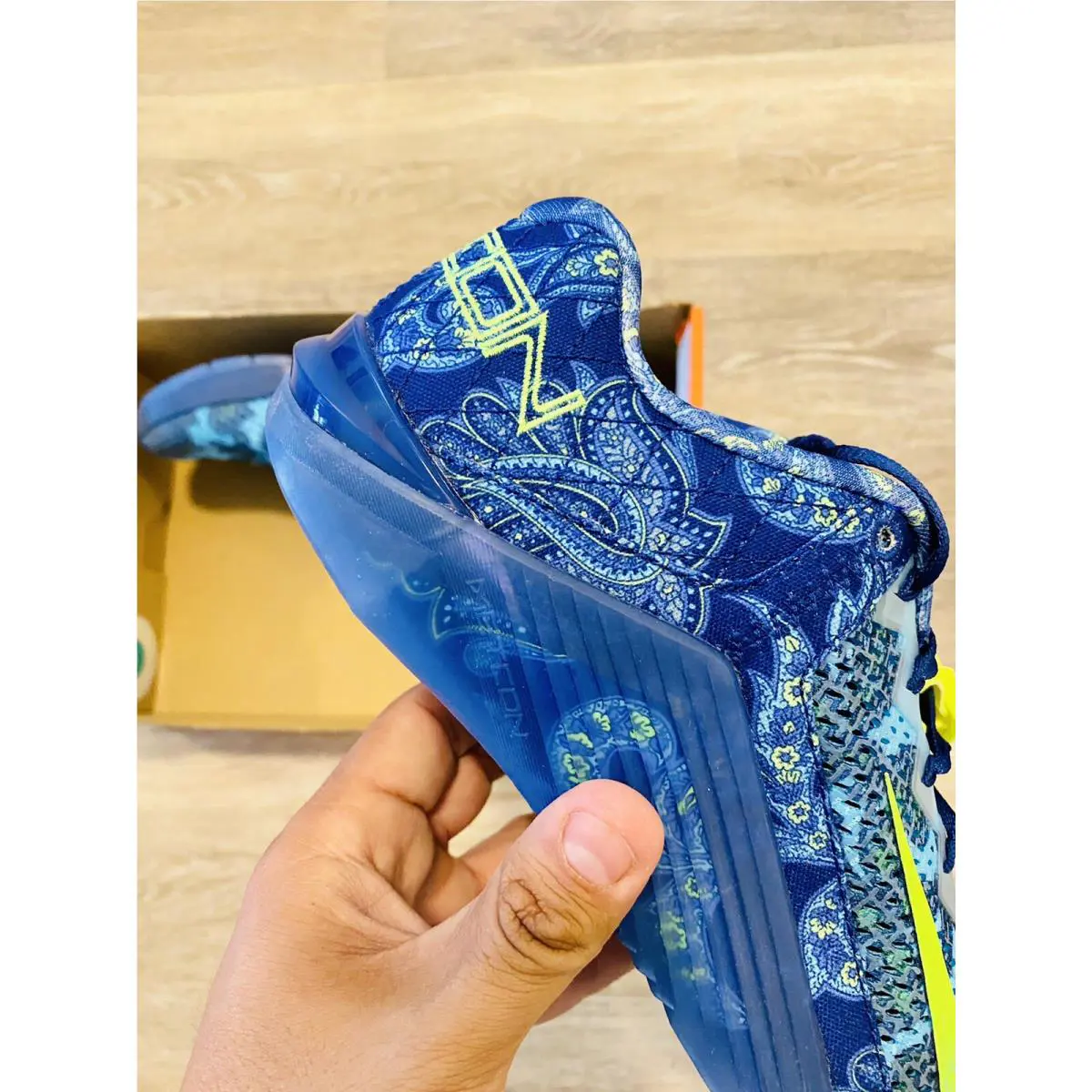 Nike shoes - Nike Metcon 6 AMP - Metcon AMP - CZ0602-434 - Deep Royal Blue-Electric Green (UPC: 194957095827) 8