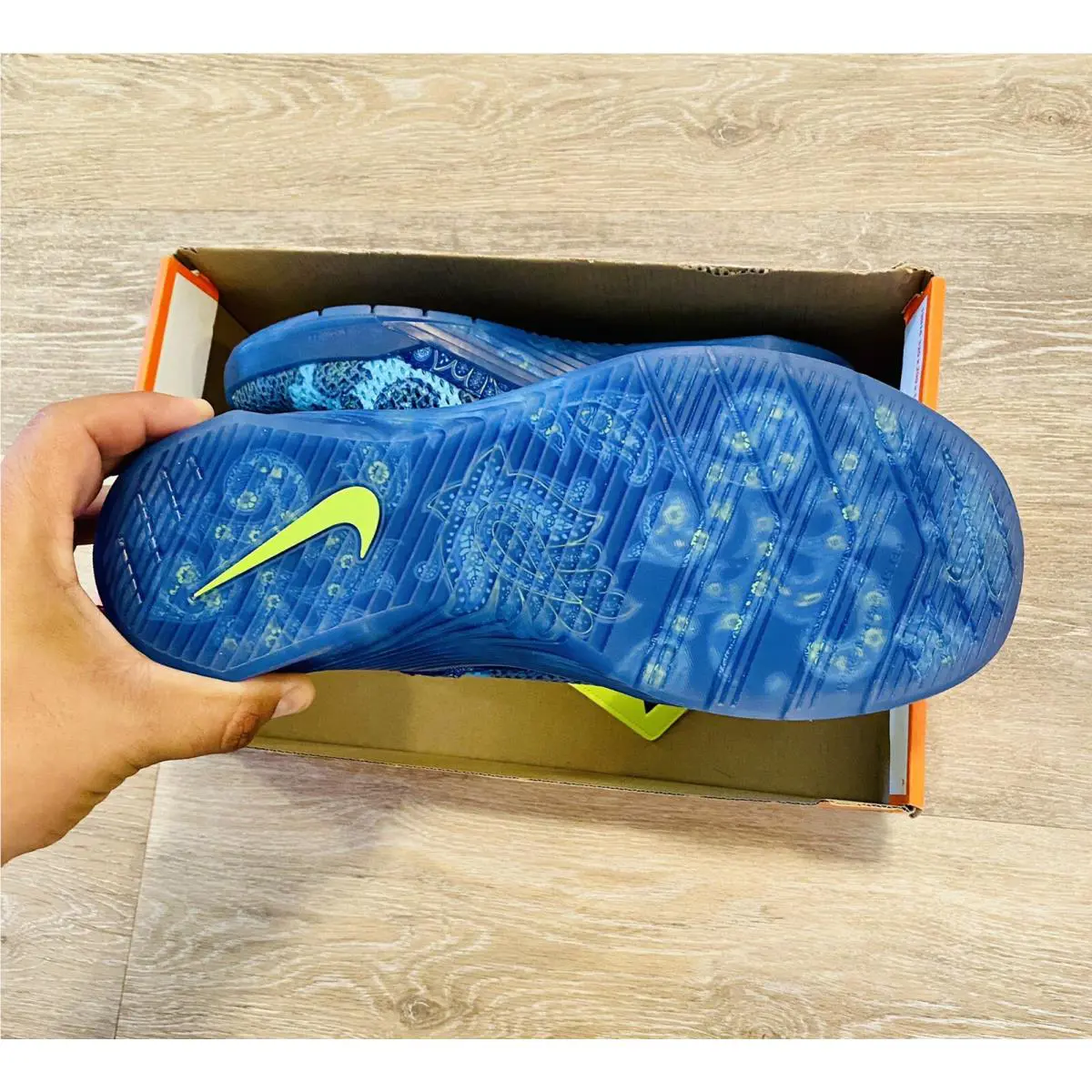 Nike shoes - Nike Metcon 6 AMP - Metcon AMP - CZ0602-434 - Deep Royal Blue-Electric Green (UPC: 194957095827) 9