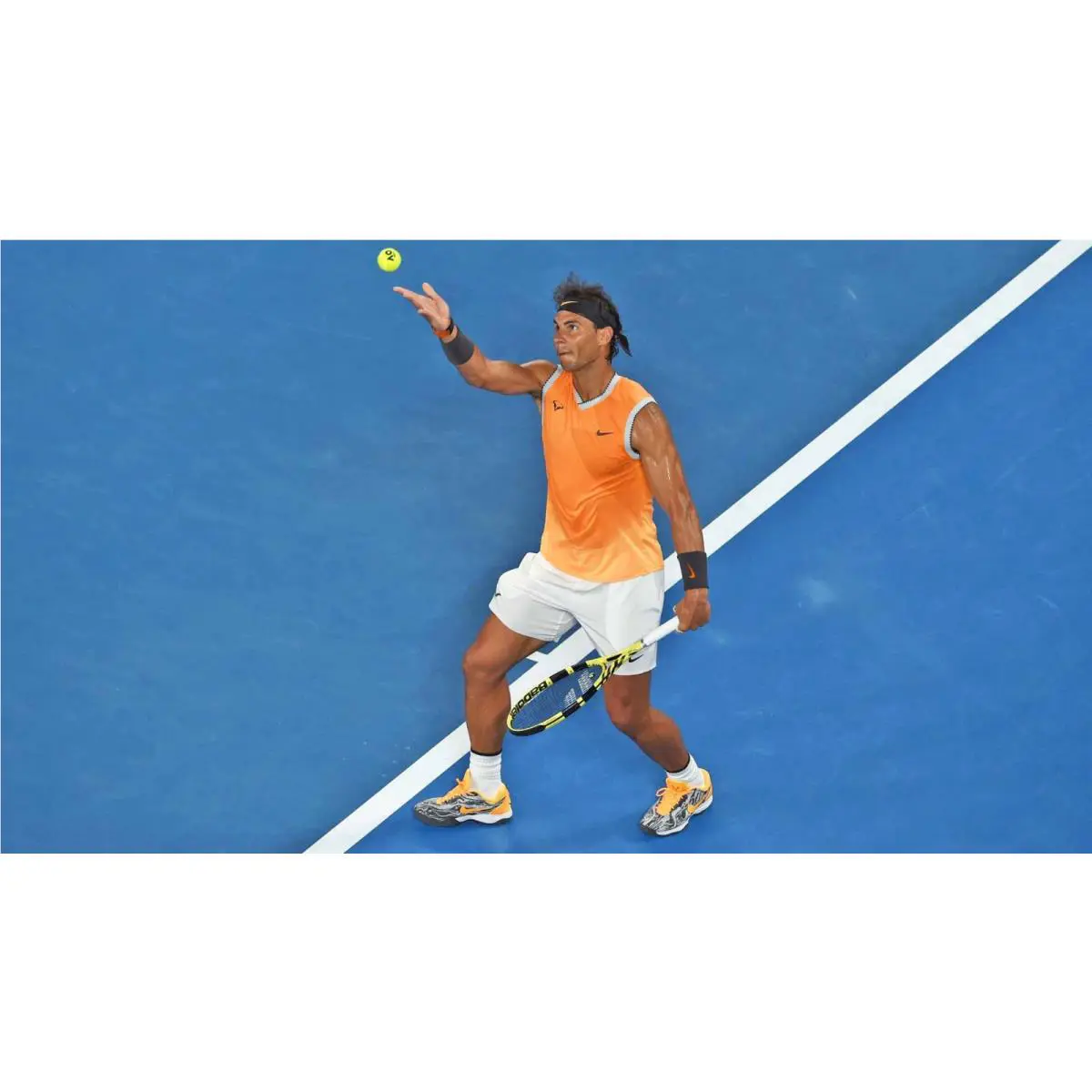 Nike clothing - Nike Court Rafael Nadal AeroReact - BV1099686 - Yellow (UPC: 885178749247) 1