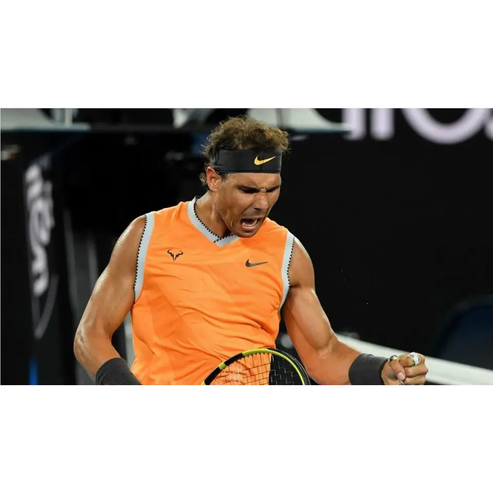 Nike clothing - Nike Court Rafael Nadal AeroReact - BV1099686 - Yellow (UPC: 885178749247) 5