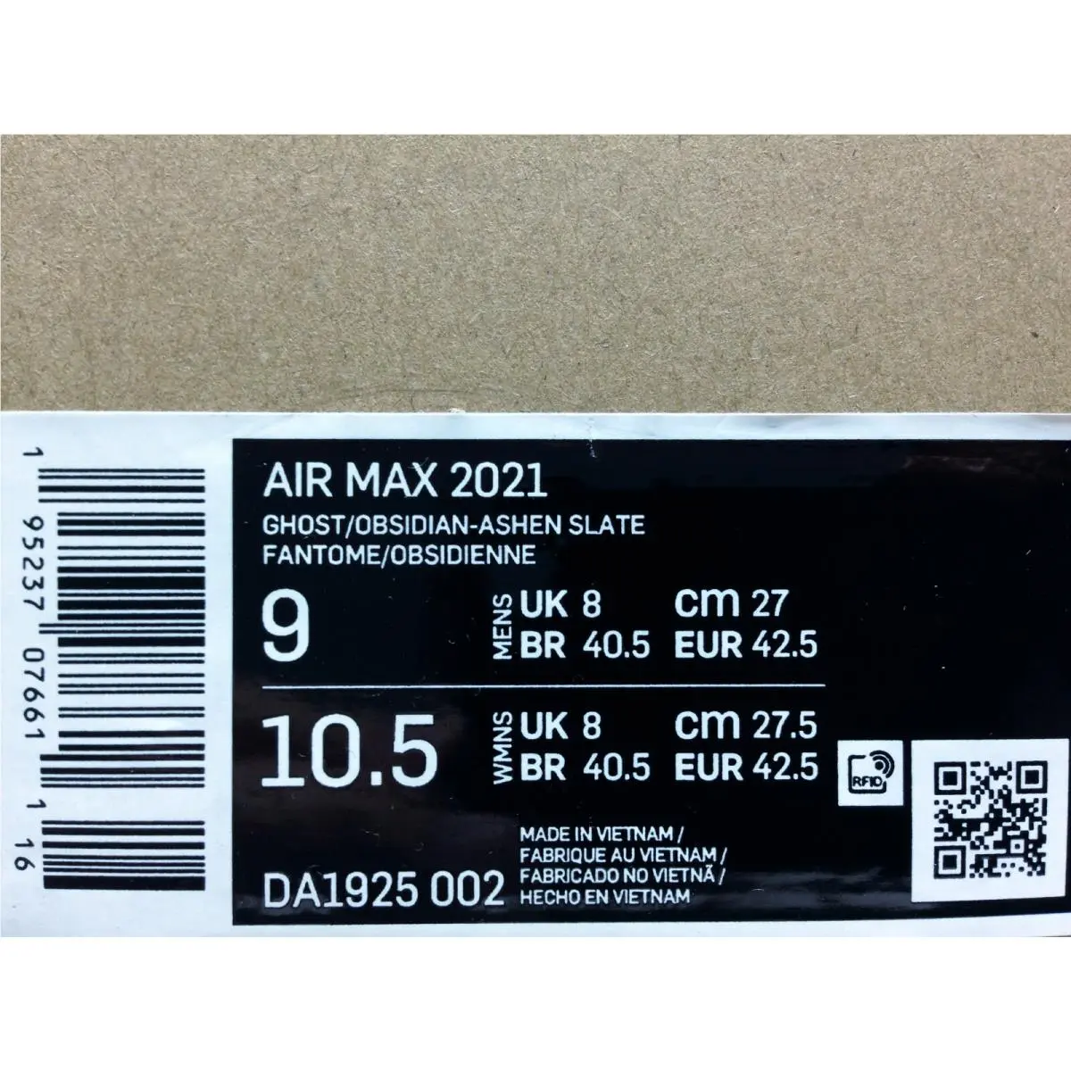 Nike shoes - Nike Air Max 2021 - Air Max - DA1925-002 - Gray (UPC: 0195237076611) 3