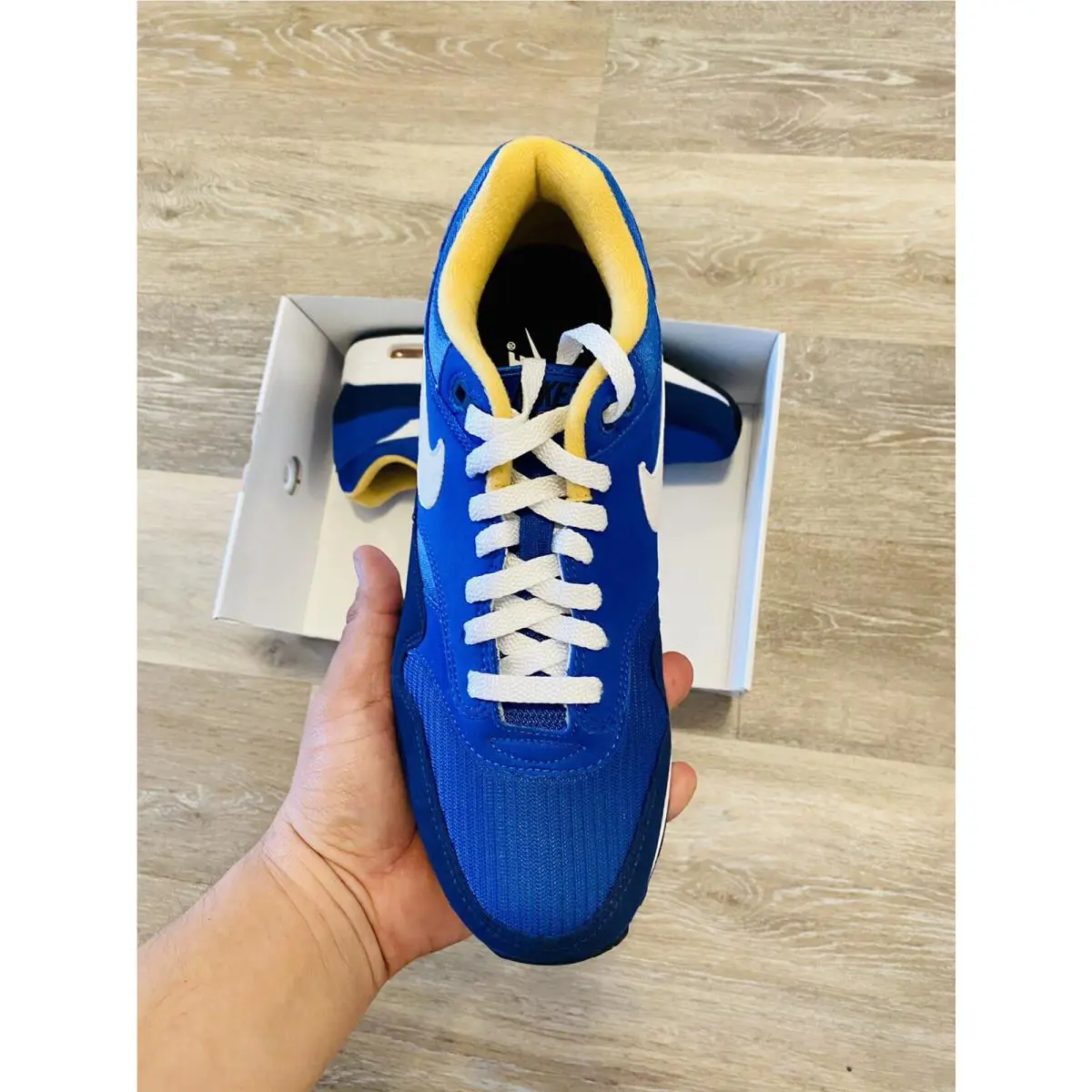 Nike shoes - Nike air Max 1 ID - CN9671-991 - Game Blue-Navy Blue-White 4
