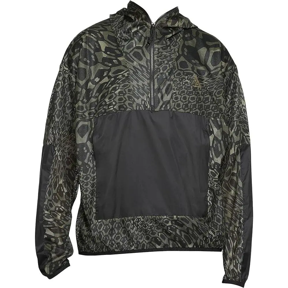 Nike Acg Jacket Drifit Happy Arachnid 1/2 Zip Top DB4089-355 Ultra Lightweight L