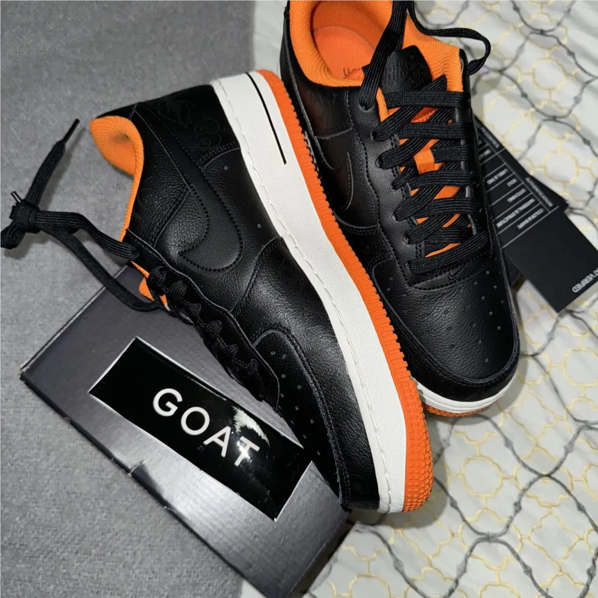 Nike shoes - Nike Air Force 1 - Air Force - DC8891-001 - Black (UPC: 195243689256) 5