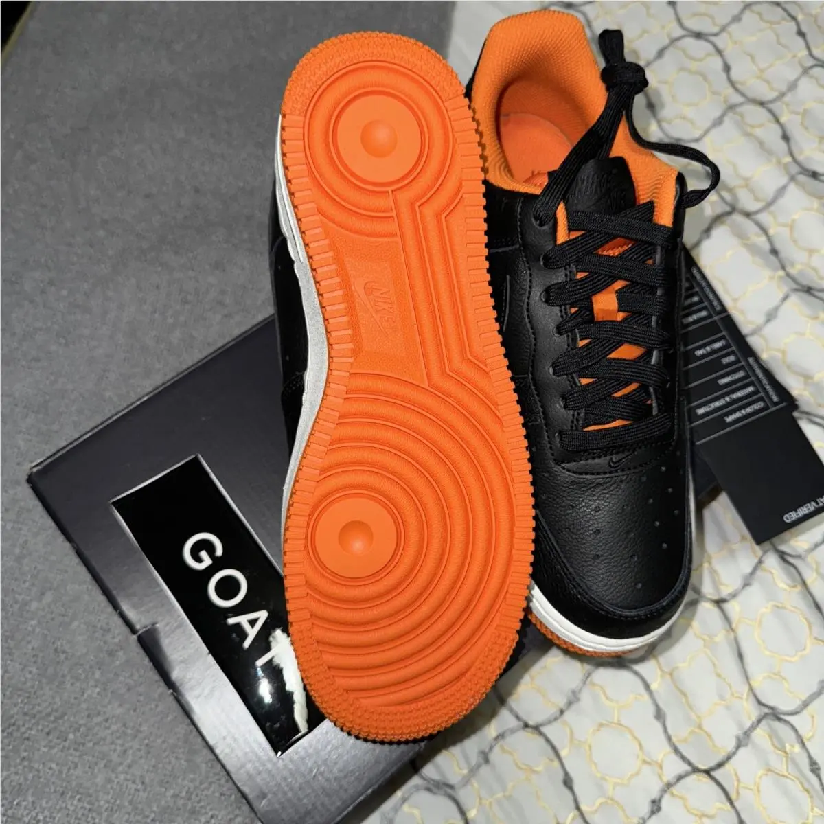 Nike shoes - Nike Air Force 1 - Air Force - DC8891-001 - Black (UPC: 195243689256) 6