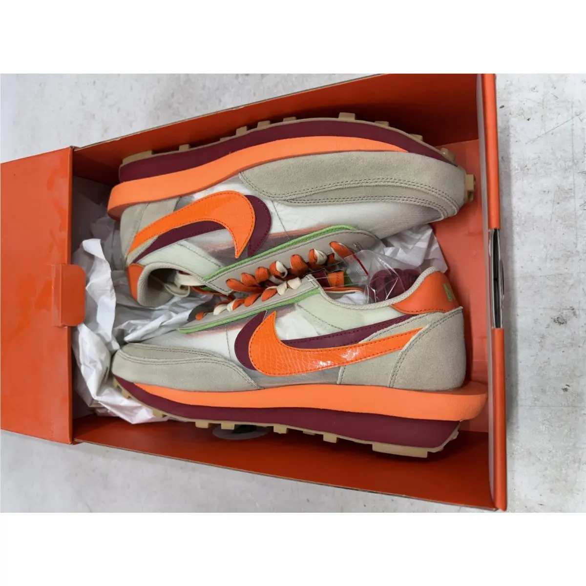 Nike shoes - sacai x Clot x Nike LDWaffle - DH1347-100 - Orange 0