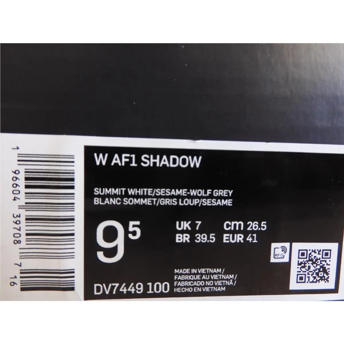 Nike shoes - Air Force 1 Shadow - Air Force Shadow - DV7449100 - White (UPC: 196604397087) 3