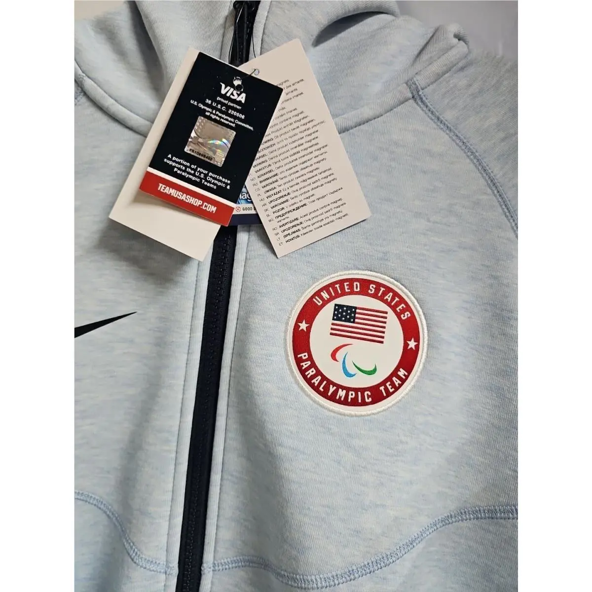 Nike clothing - FN1208-441 - FN1242441 - Celestine Blue/Heather/Obsidian/Obsidian (UPC: 197593681515) 2