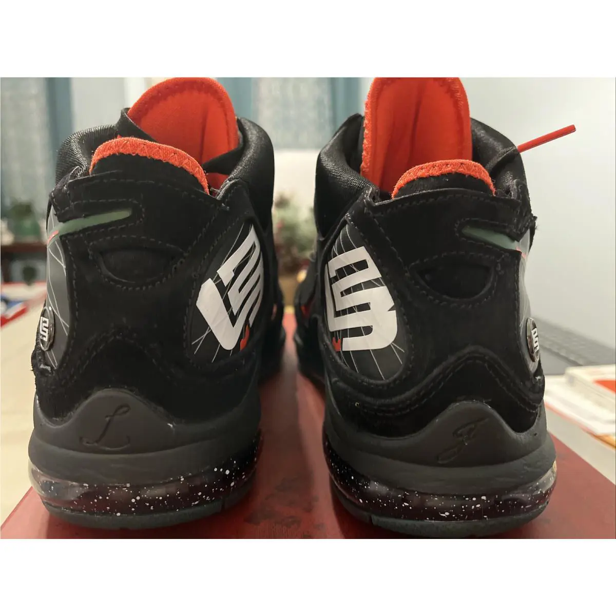 Nike shoes - Nike LeBron 7 - LeBron - DX8554-001 - BLACK/TEAM ORANGE-GORGE GREEN 8