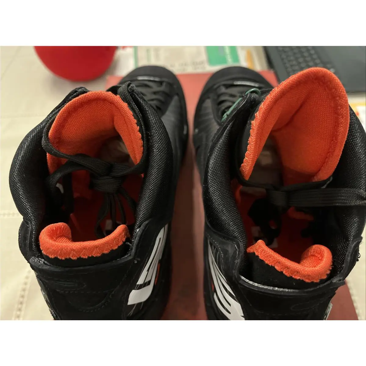 Nike shoes - Nike LeBron 7 - LeBron - DX8554-001 - BLACK/TEAM ORANGE-GORGE GREEN 9