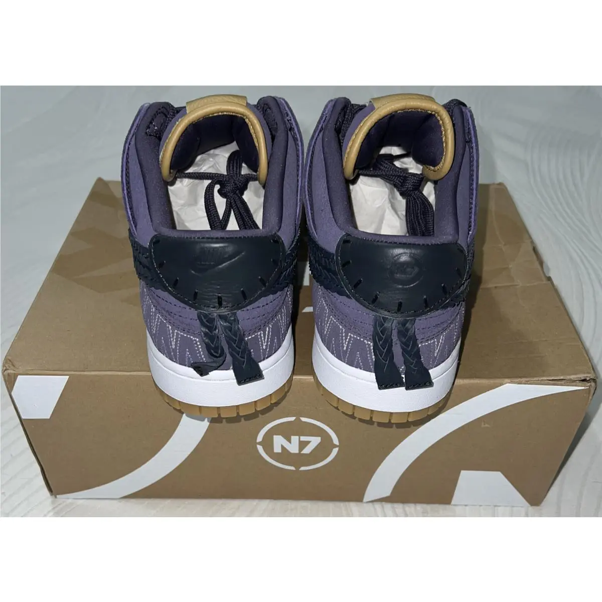 Nike shoes - Nike Dunk Low - Dunk Low - DN1441500 - Dark Raisin Off Noir Wheat (UPC: 0195240874822) 8