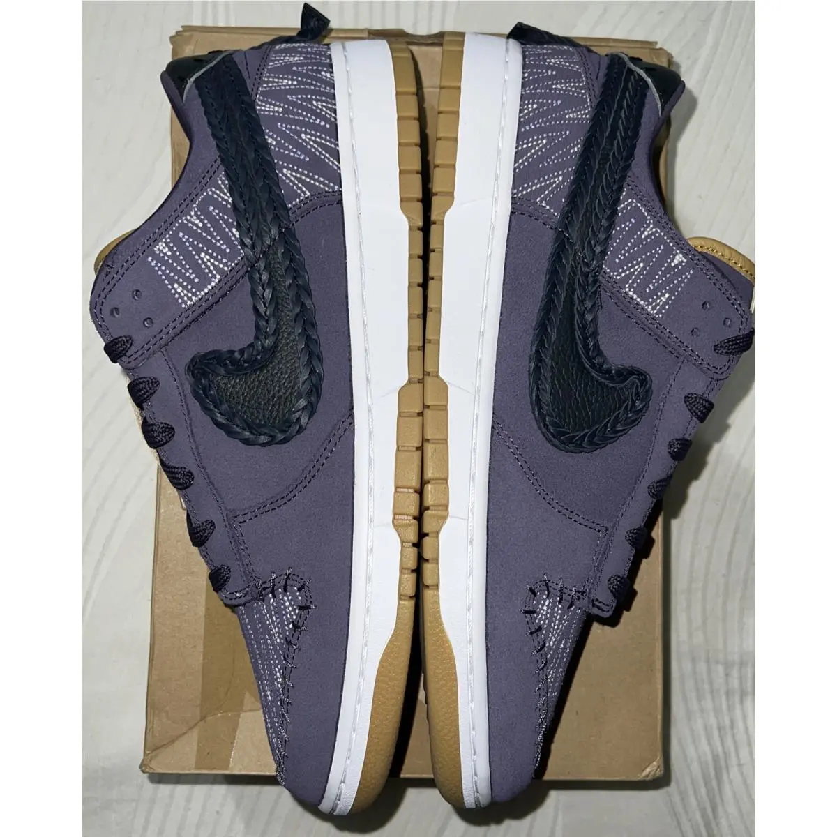 Nike shoes - Nike Dunk Low - Dunk Low - DN1441500 - Dark Raisin Off Noir Wheat (UPC: 0195240874822) 13