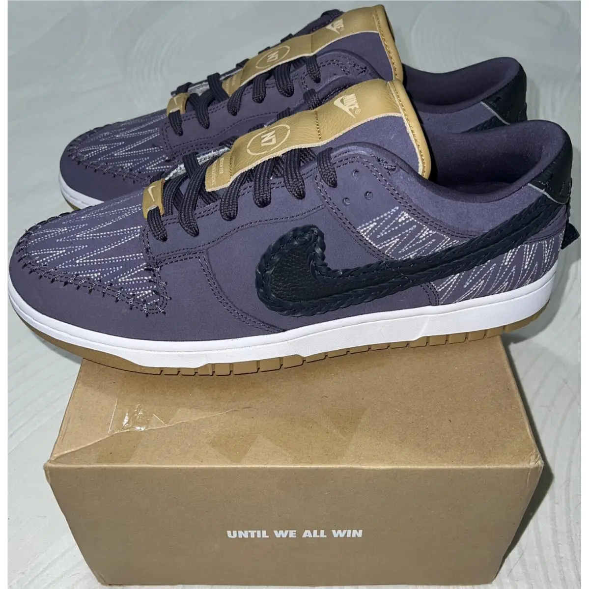 Nike shoes - Nike Dunk Low - Dunk Low - DN1441500 - Dark Raisin Off Noir Wheat (UPC: 0195240874822) 2