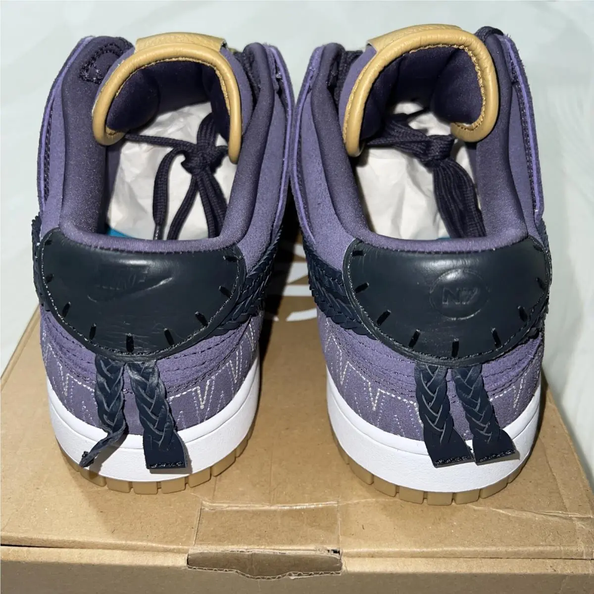 Nike shoes - Nike Dunk Low - Dunk Low - DN1441500 - Dark Raisin Off Noir Wheat (UPC: 0195240874822) 11