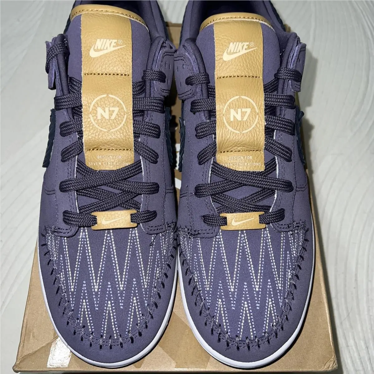 Nike shoes - Nike Dunk Low - Dunk Low - DN1441500 - Dark Raisin Off Noir Wheat (UPC: 0195240874822) 12