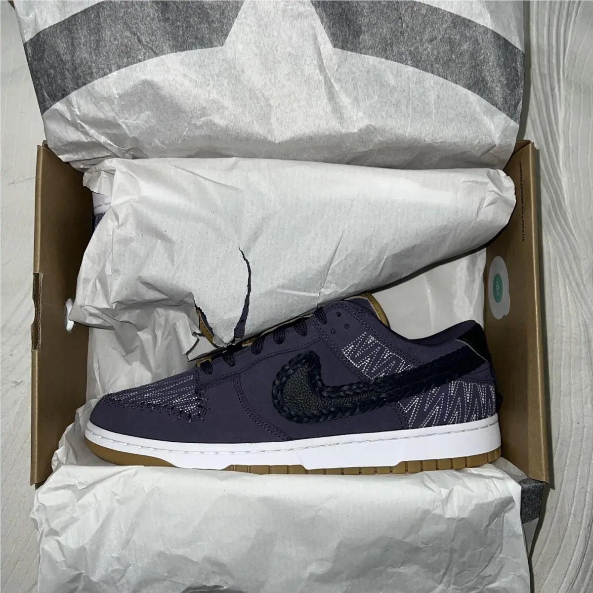 Nike shoes - Nike Dunk Low - Dunk Low - DN1441500 - Dark Raisin Off Noir Wheat (UPC: 0195240874822) 16