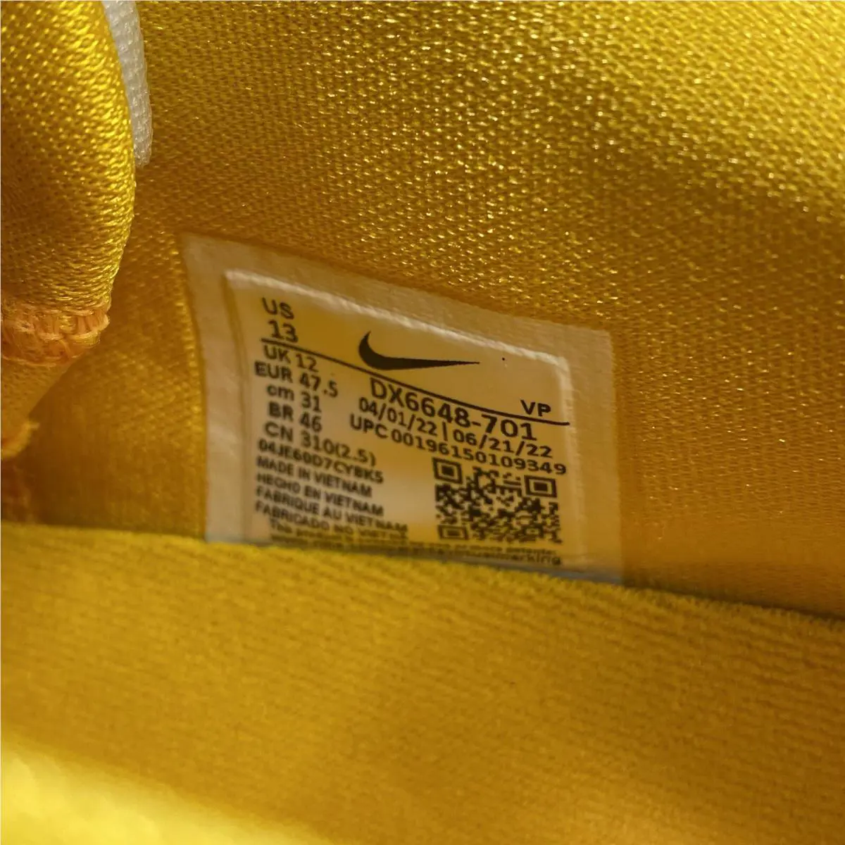 Nike shoes - Nike KD 15 - DZ6648-701 - Yellow 4