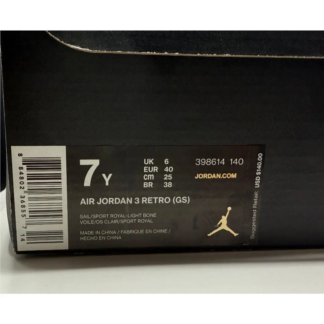 Nike shoes - Air Jordan 3 - Air - 88480236855714 - White Blue And Red 17