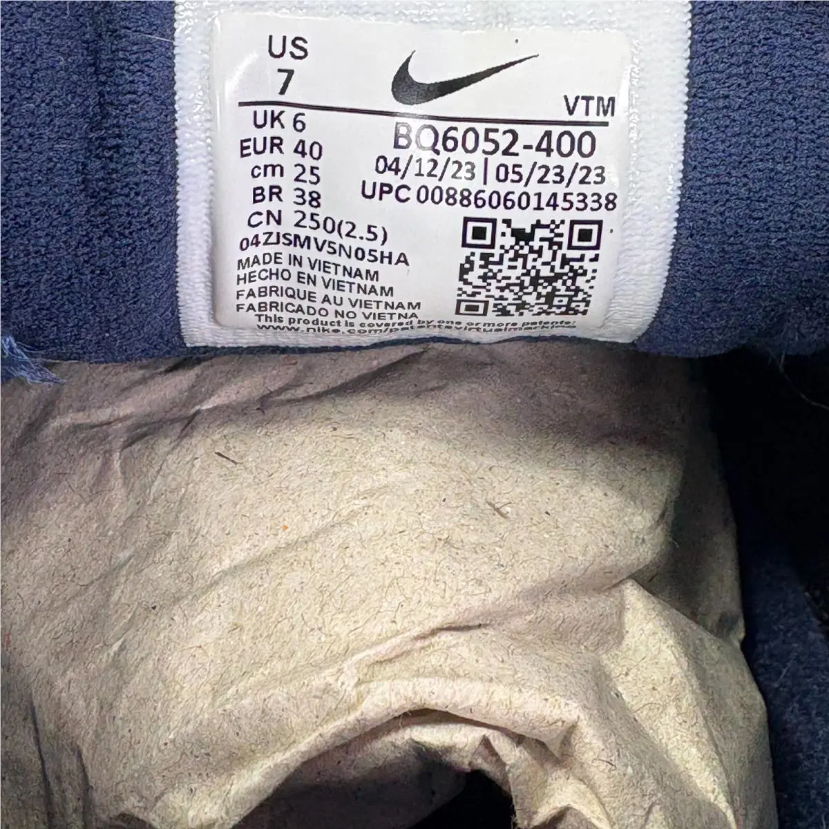 Nike shoes - Nike Air Span - Air Span - BQ6052-400 - Blue 7