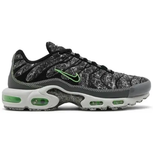 Nike Air Max Plus Essential Crater-electric Green Black DA9326-001 Mens Size 7 - Black