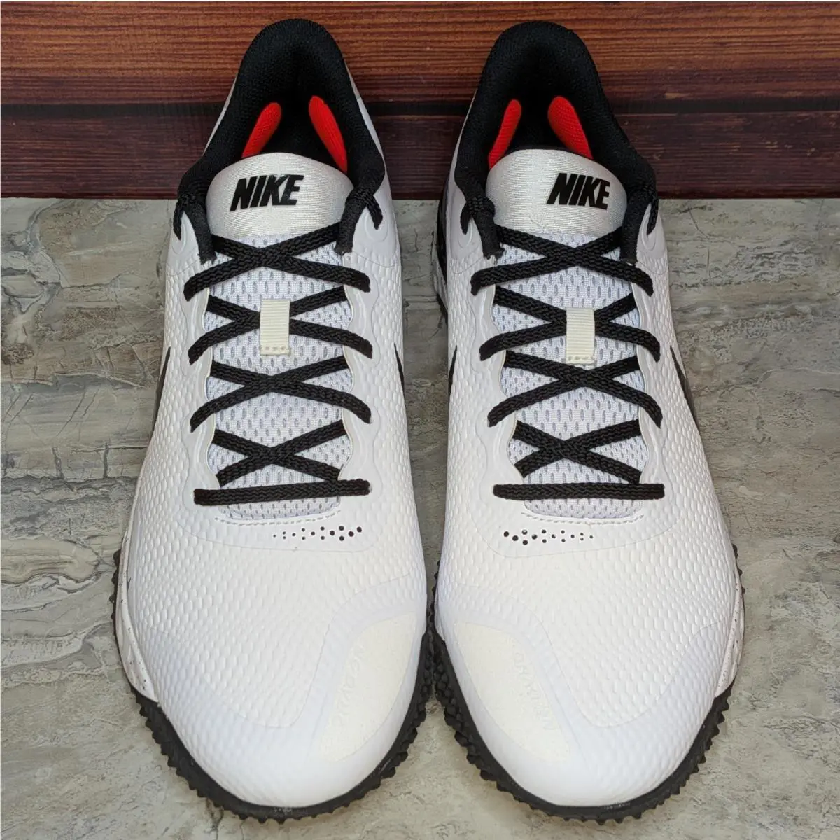 Nike shoes - Nike Alpha Huarache Elite 3 - CV3560-104 - White (UPC: 195238082918) 3