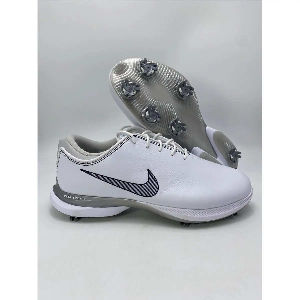 Nike Air Zoom Victory Tour 2 Wide Golf Platinum White Mens Size 7.5 CW8189-100
