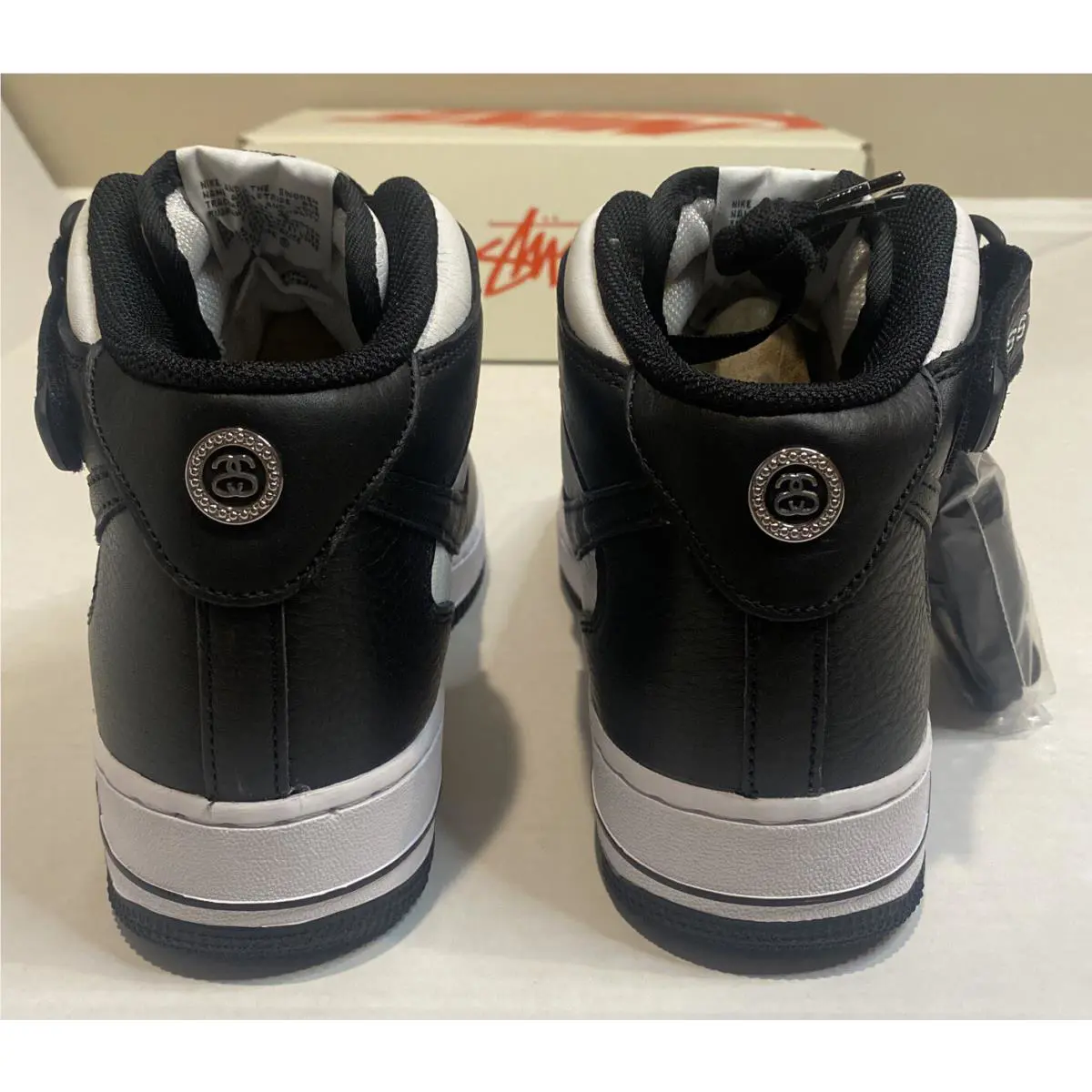 Nike shoes - Nike Air Force 1 - Air Force - DJ7840-002 - Black, Full: Black/Black/White (UPC: 0195866263611) 6