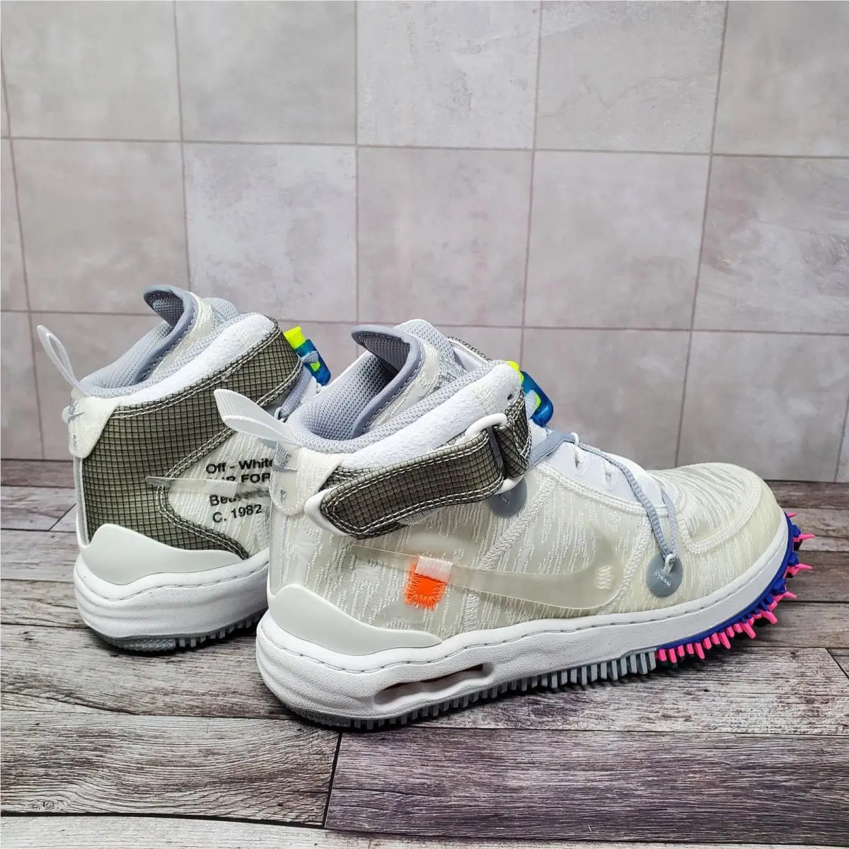 Nike shoes - Nike Air Force 1 Mid  Off-White - DO6290-100 - White 5