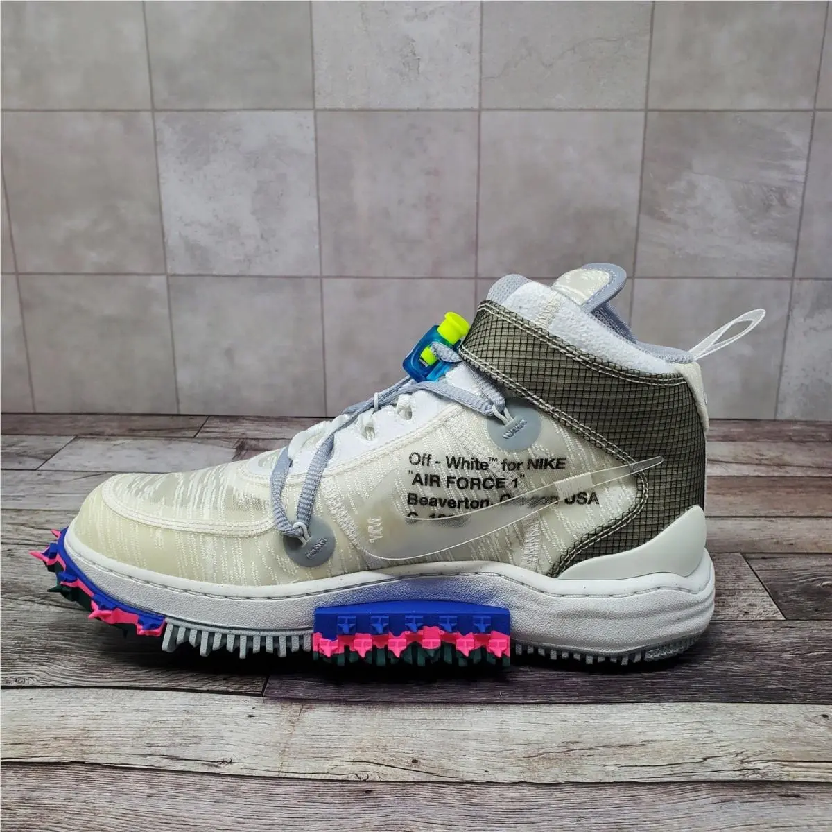 Nike shoes - Nike Air Force 1 Mid  Off-White - DO6290-100 - White 7