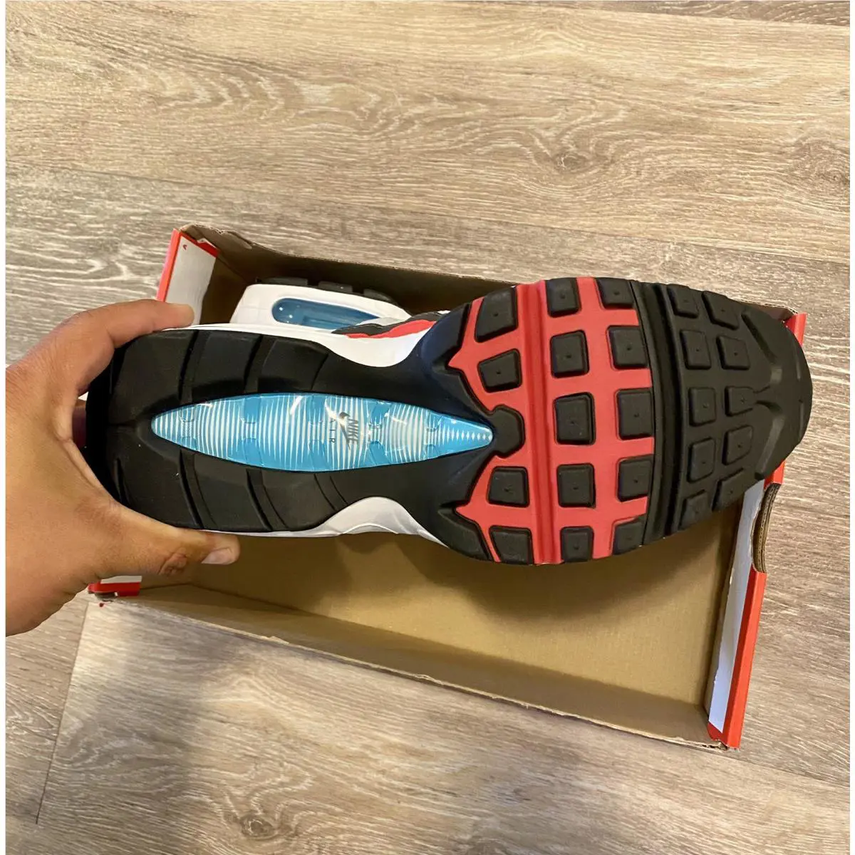 Nike shoes - Nike Air Max 95 - Air Max - CK6884-001 - White-Light Fusion Red-Chlorine Blue (UPC: 194501535694) 9