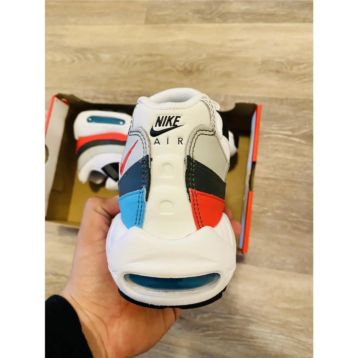 Nike shoes - Nike Air Max 95 - Air Max - CK6884-001 - White-Light Fusion Red-Chlorine Blue (UPC: 194501535694) 0