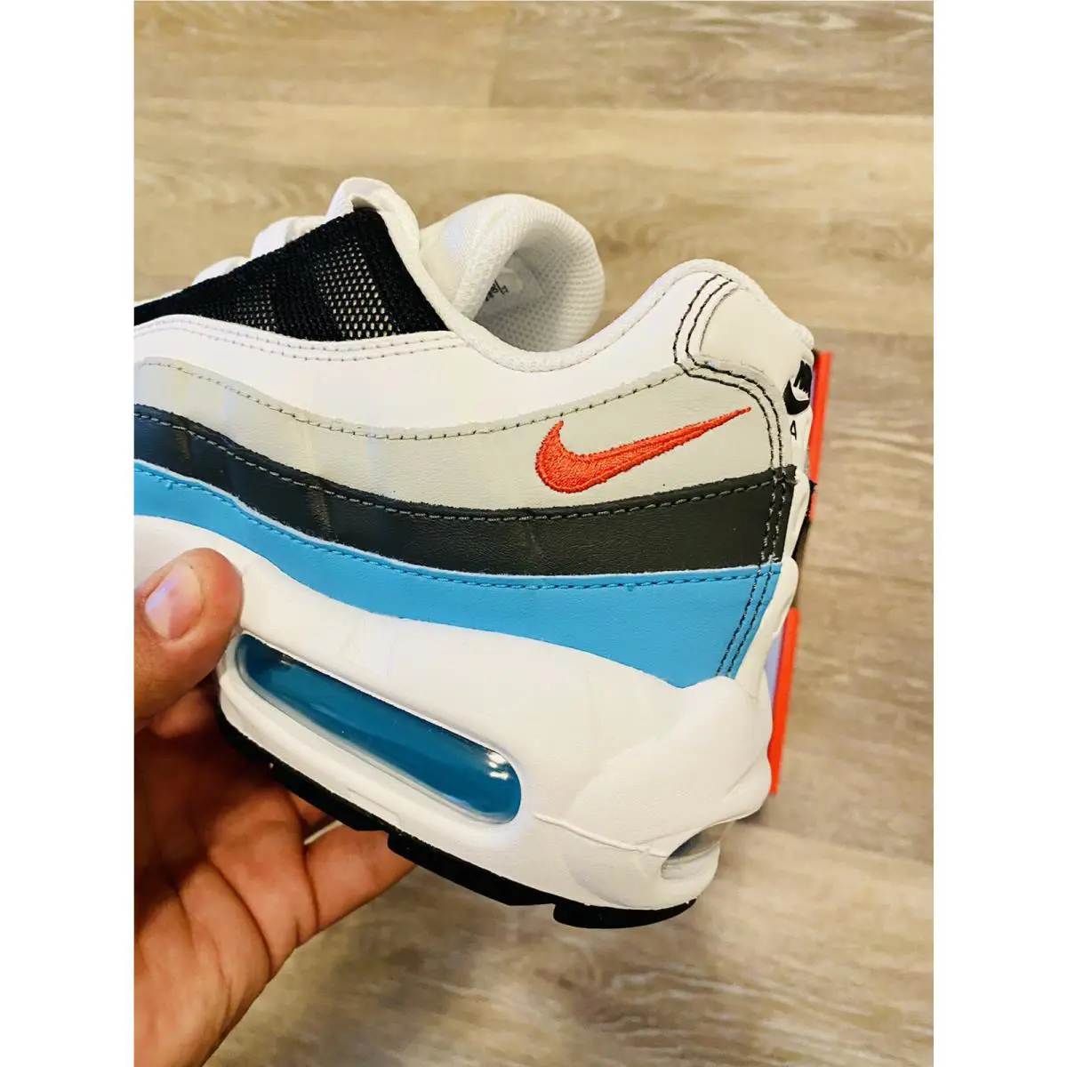 Nike shoes - Nike Air Max 95 - Air Max - CK6884-001 - White-Light Fusion Red-Chlorine Blue (UPC: 194501535694) 1