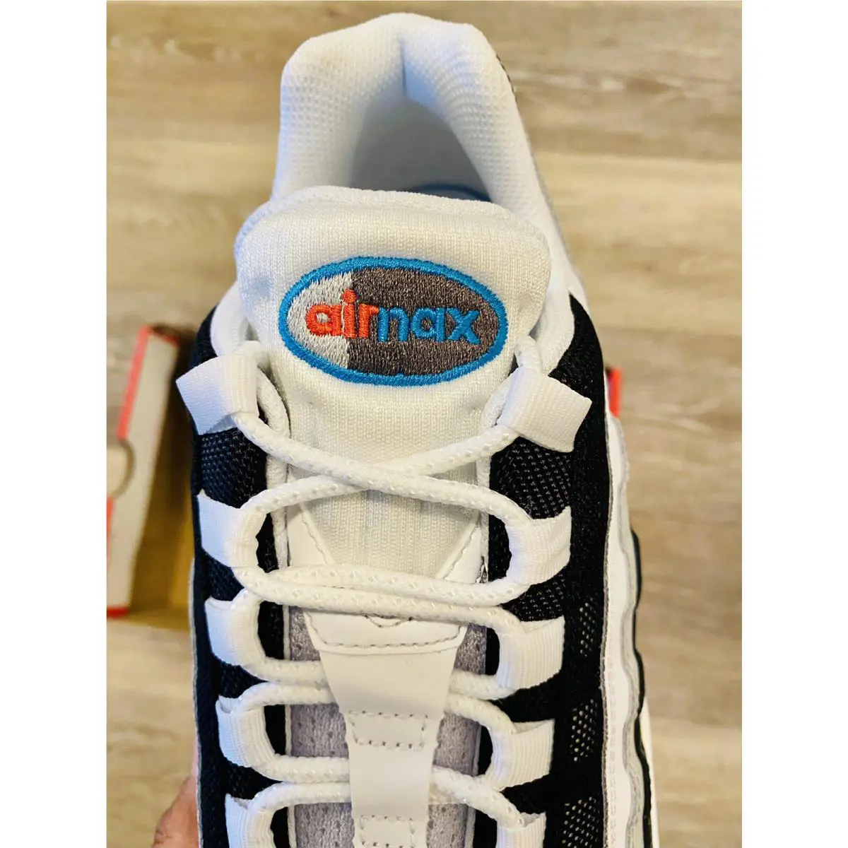 Nike shoes - Nike Air Max 95 - Air Max - CK6884-001 - White-Light Fusion Red-Chlorine Blue (UPC: 194501535694) 6