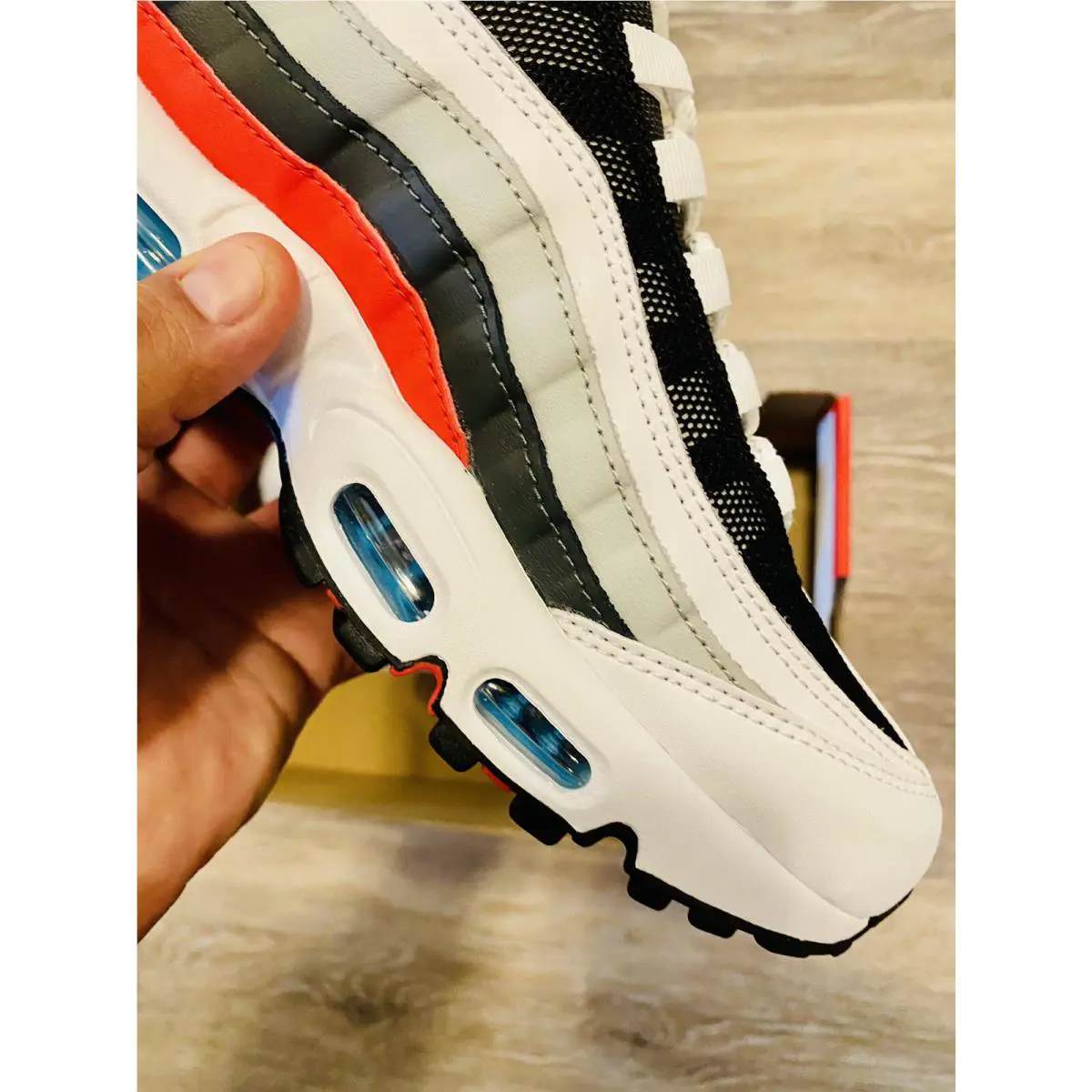Nike shoes - Nike Air Max 95 - Air Max - CK6884-001 - White-Light Fusion Red-Chlorine Blue (UPC: 194501535694) 7