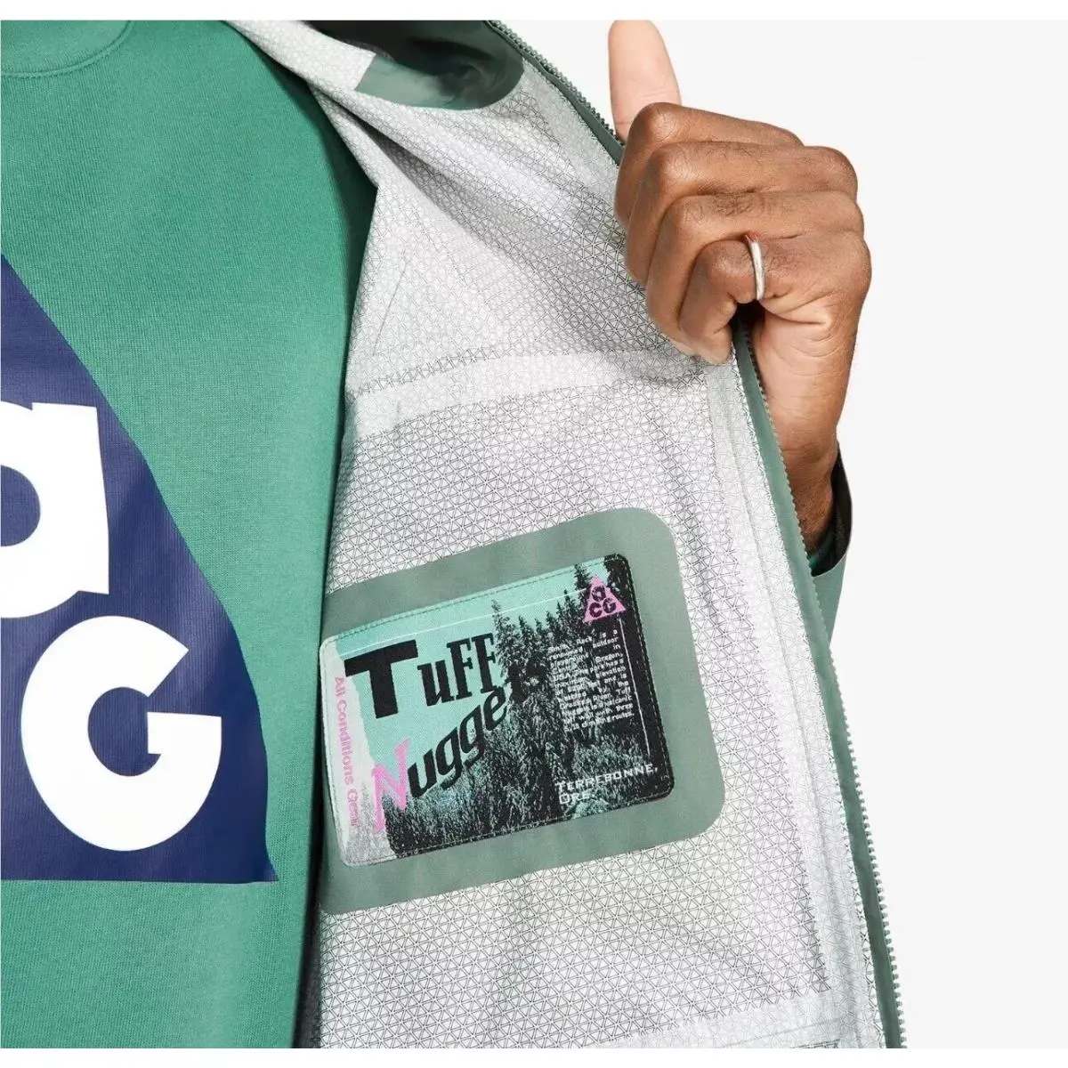 Nike clothing - ACG Tuff Nuggets Rain - ACG Tuff Nuggets Rain - DH3197365 - Green (UPC: 194954517704) 4