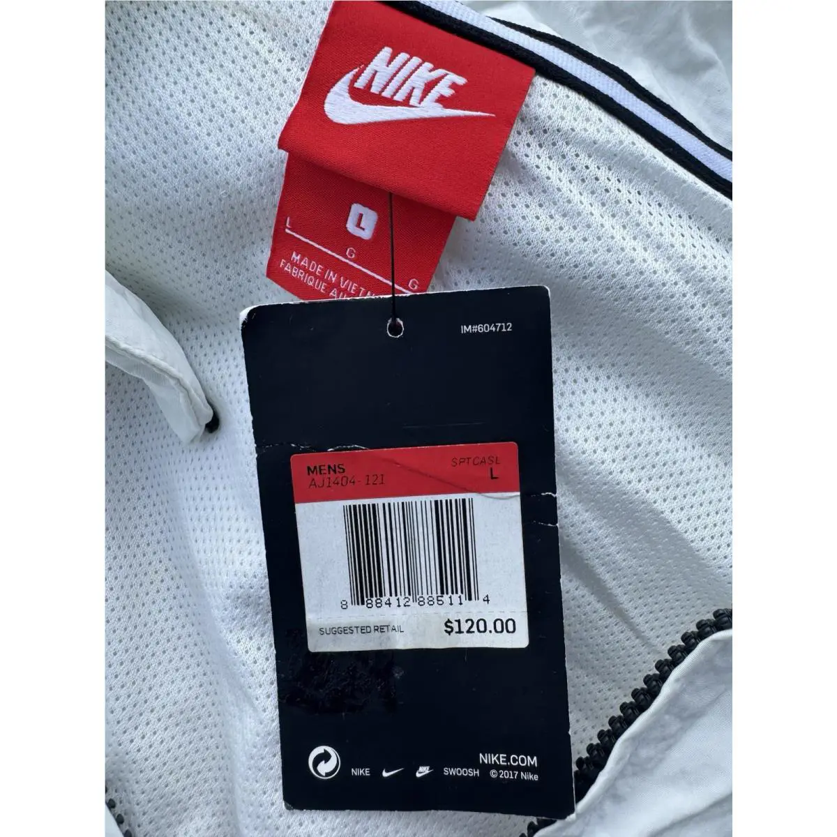 Nike clothing - AJ1404 - AJ1404 - WHITE/BLACK 5