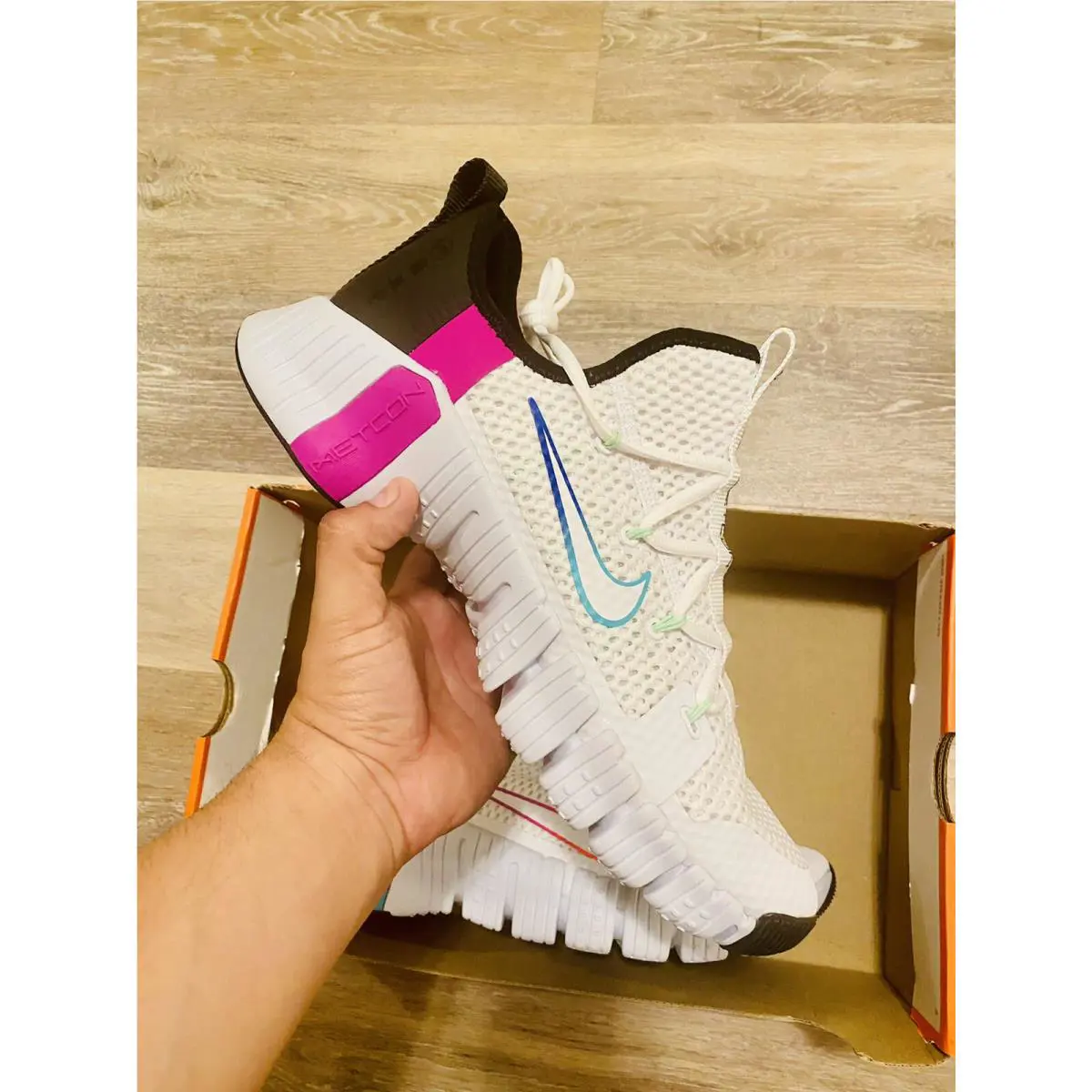 Nike shoes - Nike Free Metcon 3 - Free Metcon - CJ6314-120 - White-Hyper Violet-Multicolor (UPC: 194494071650) 8