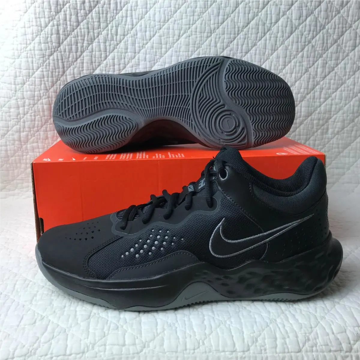 Nike shoes - Nike Fly By Mid - Fly Mid - DH5751-001 - black/Cool gray-anthracite 2