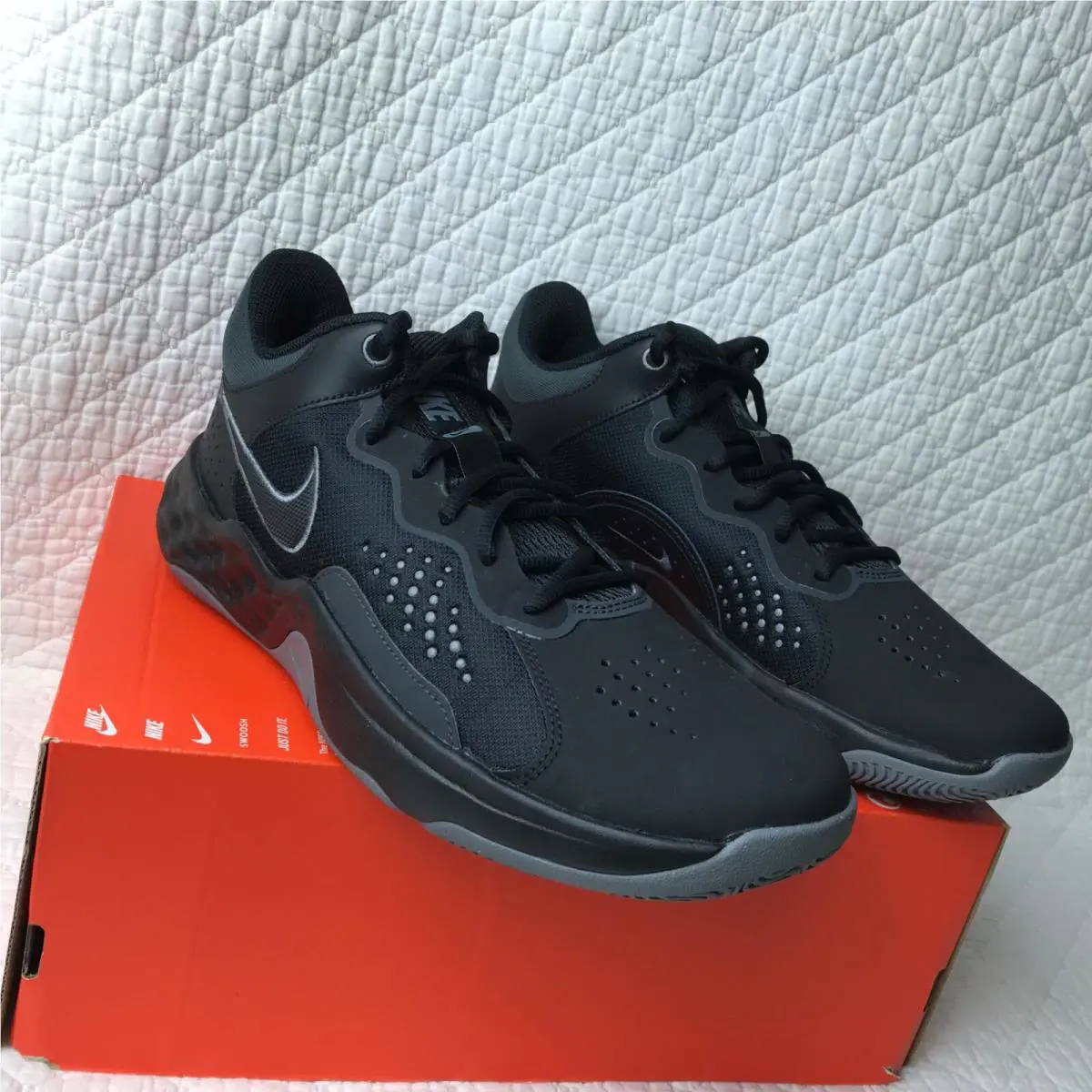 Nike shoes - Nike Fly By Mid - Fly Mid - DH5751-001 - black/Cool gray-anthracite 7