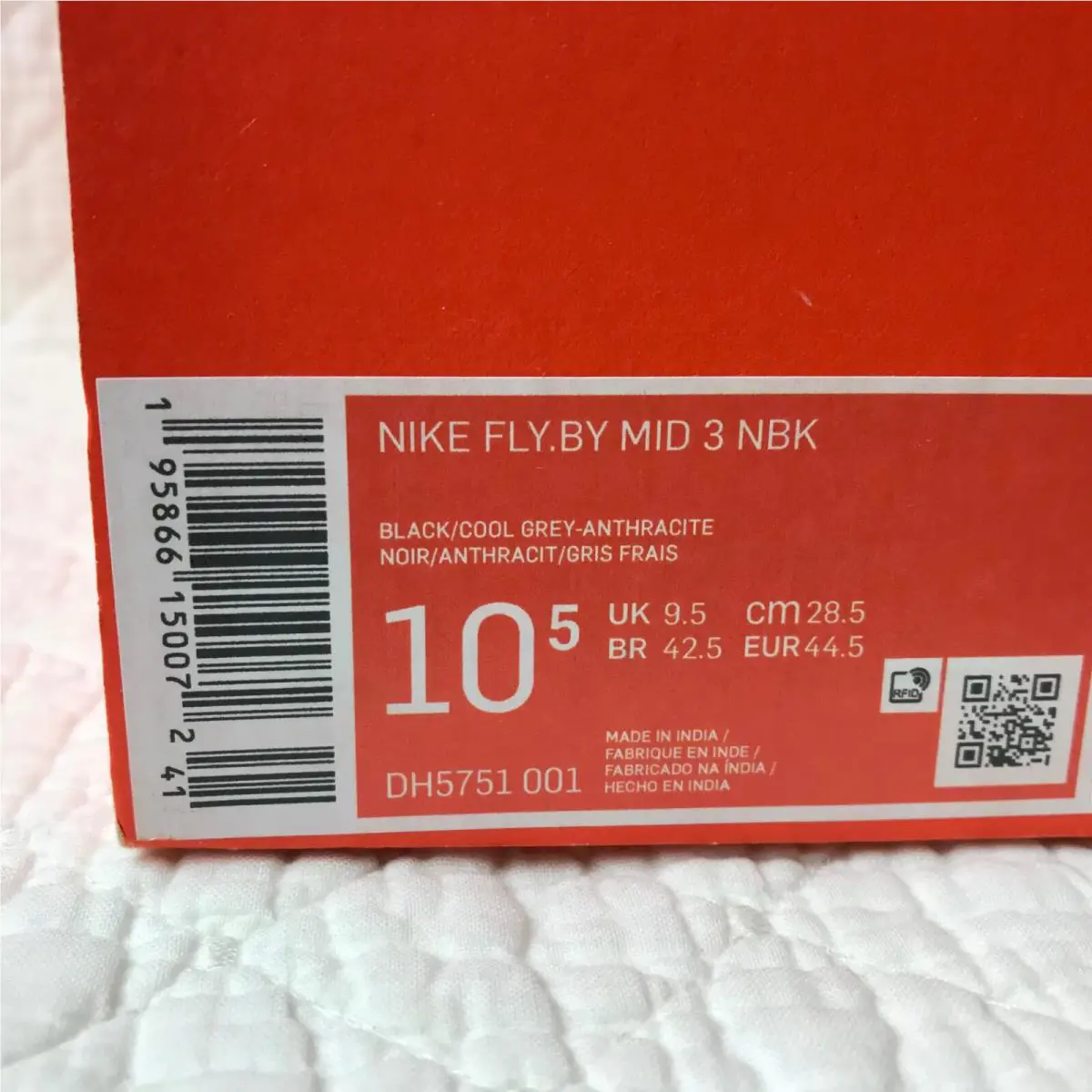 Nike shoes - Nike Fly By Mid - Fly Mid - DH5751-001 - black/Cool gray-anthracite 11