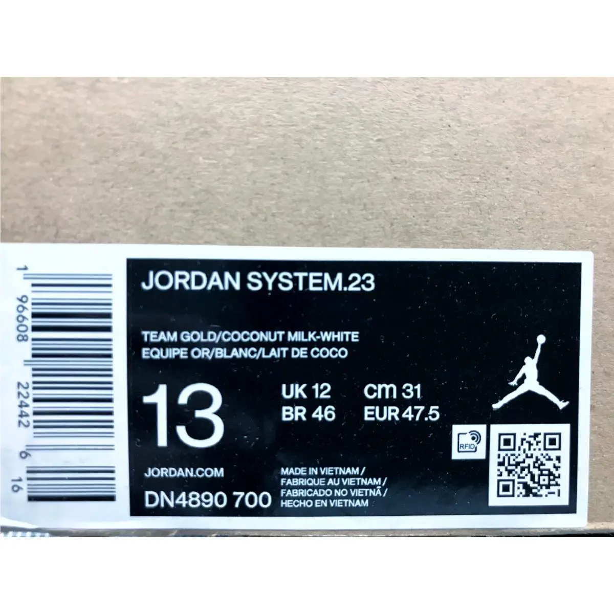 Nike shoes - Jordan System.23 - DN4890-700 - Gold (UPC: 196608224426) 3