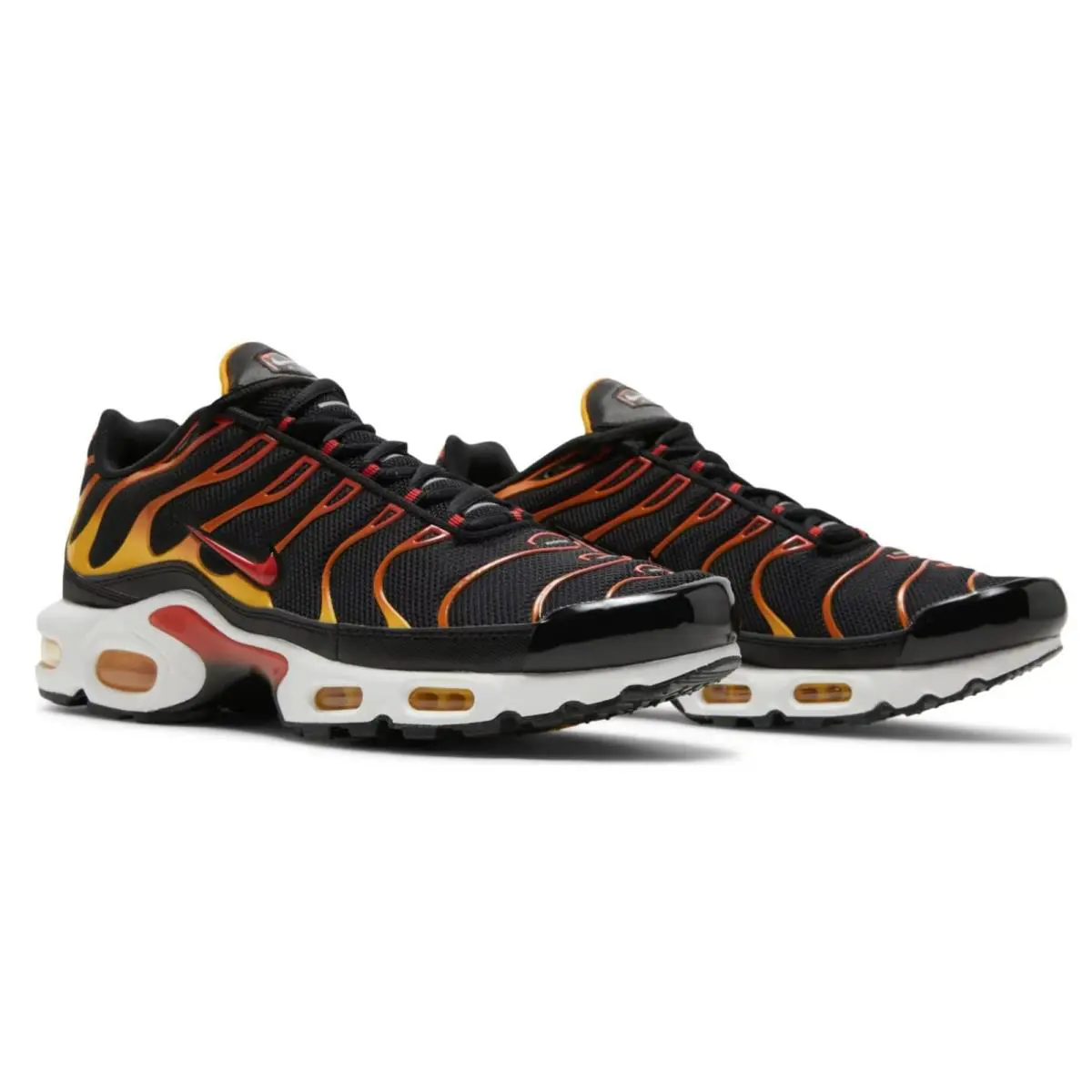 Nike Air Max Plus Black Mystic Red Cosmic Clay Men`s 13 Running Shoes DC6094-001 - Black, way: Reverse Sunset