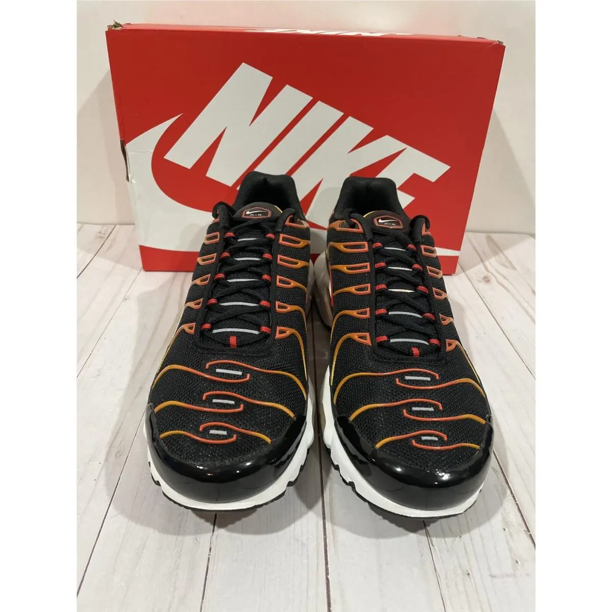 Nike shoes - Nike Air Max Plus - Air Max Plus - DC6094-001 - Black, Manufacturer: Black/Cosmic Clay/Kumquat/Mystic Red (UPC: 0195242086315) 0
