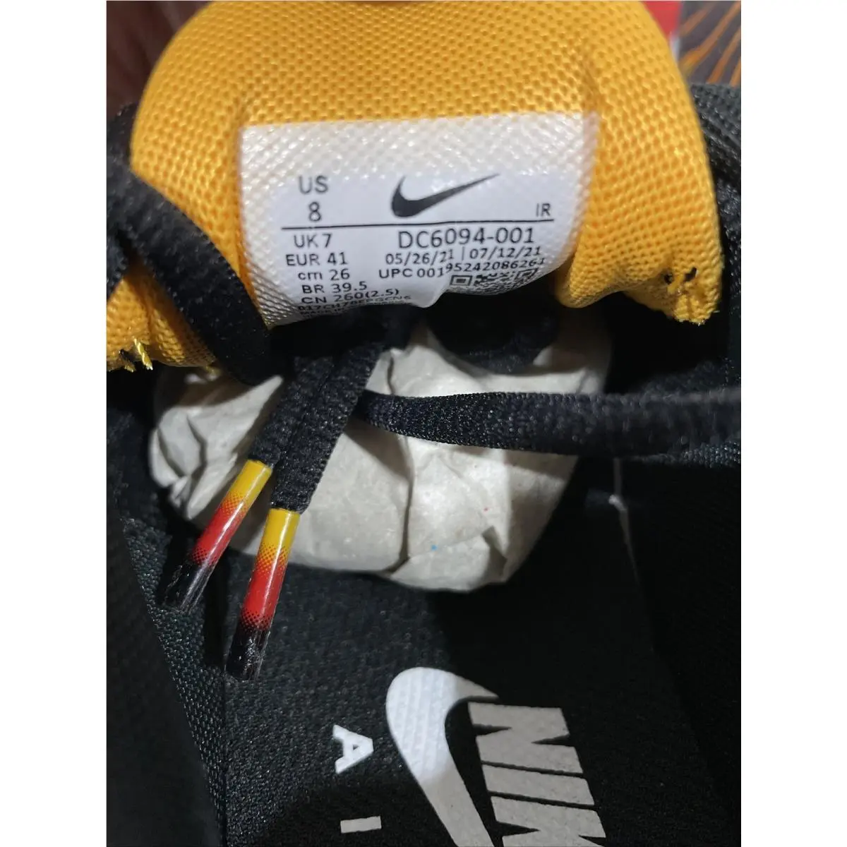 Nike shoes - Nike Air Max Plus - Air Max Plus - DC6094-001 - Black, Manufacturer: Black/Cosmic Clay/Kumquat/Mystic Red (UPC: 0195242086315) 8