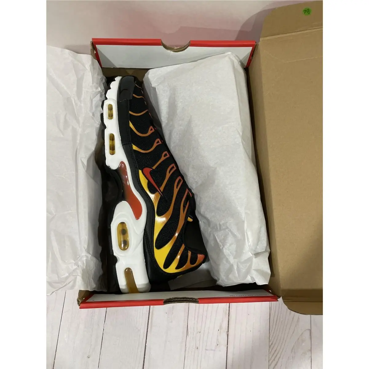 Nike shoes - Nike Air Max Plus - Air Max Plus - DC6094-001 - Black, Manufacturer: Black/Cosmic Clay/Kumquat/Mystic Red (UPC: 0195242086315) 6