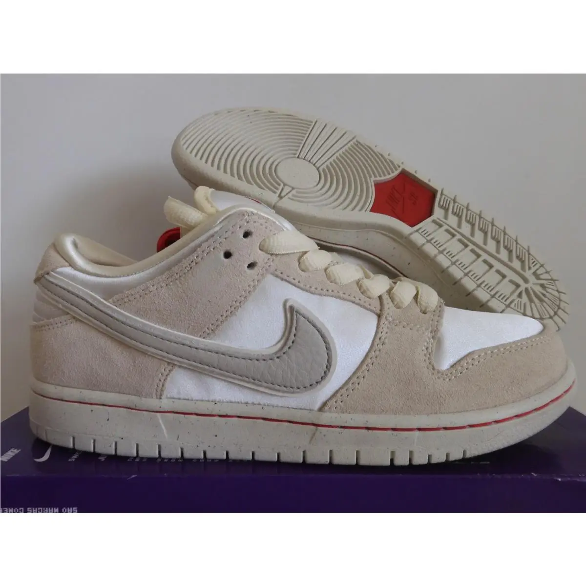 Nike Sb Dunk Low Premium City Of Love Coconut Milk-light Bone Sz 8 FZ5654-100